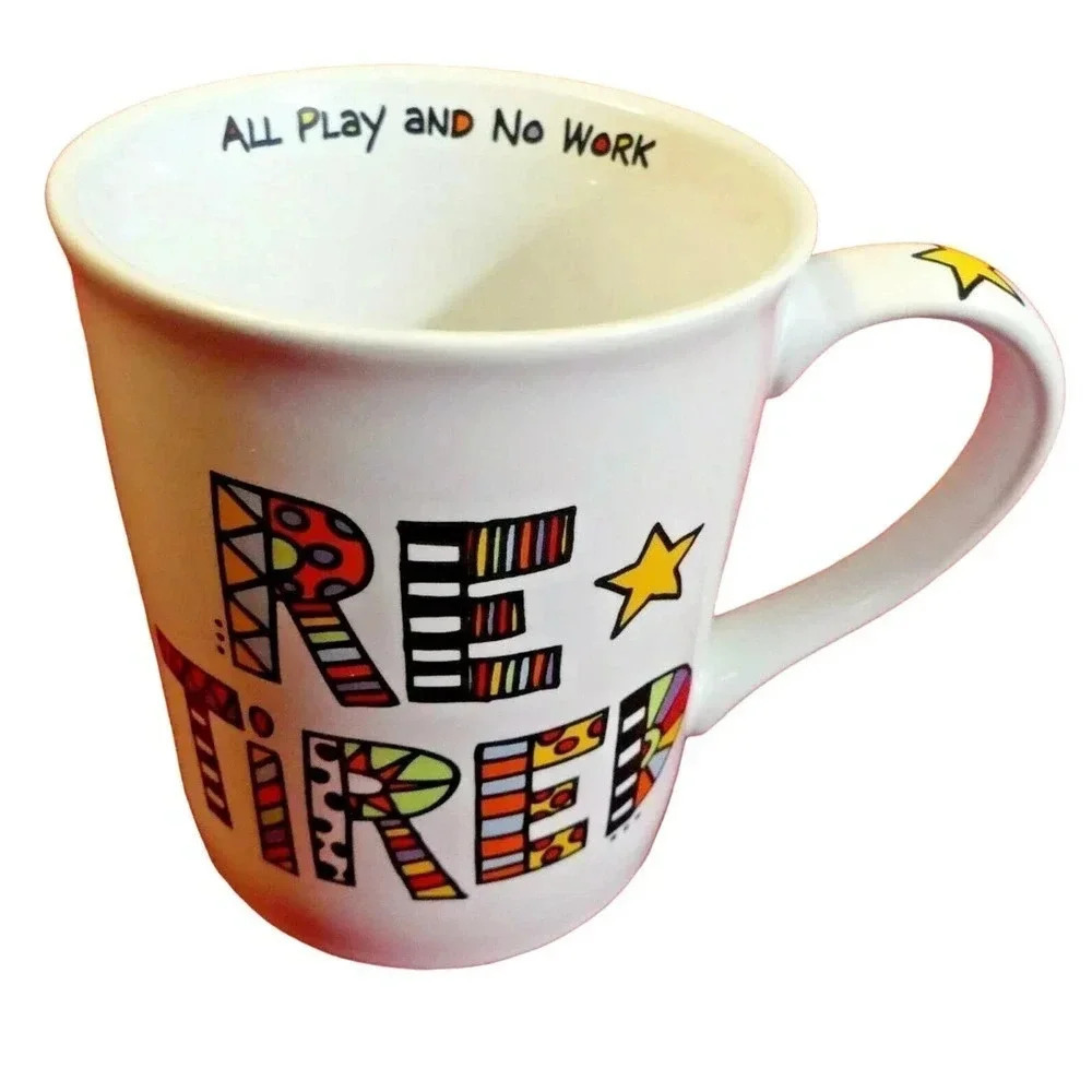 Lorrie Veasey Our Name is Mud RETIRED Coffee Mug Cup Retirement Gift